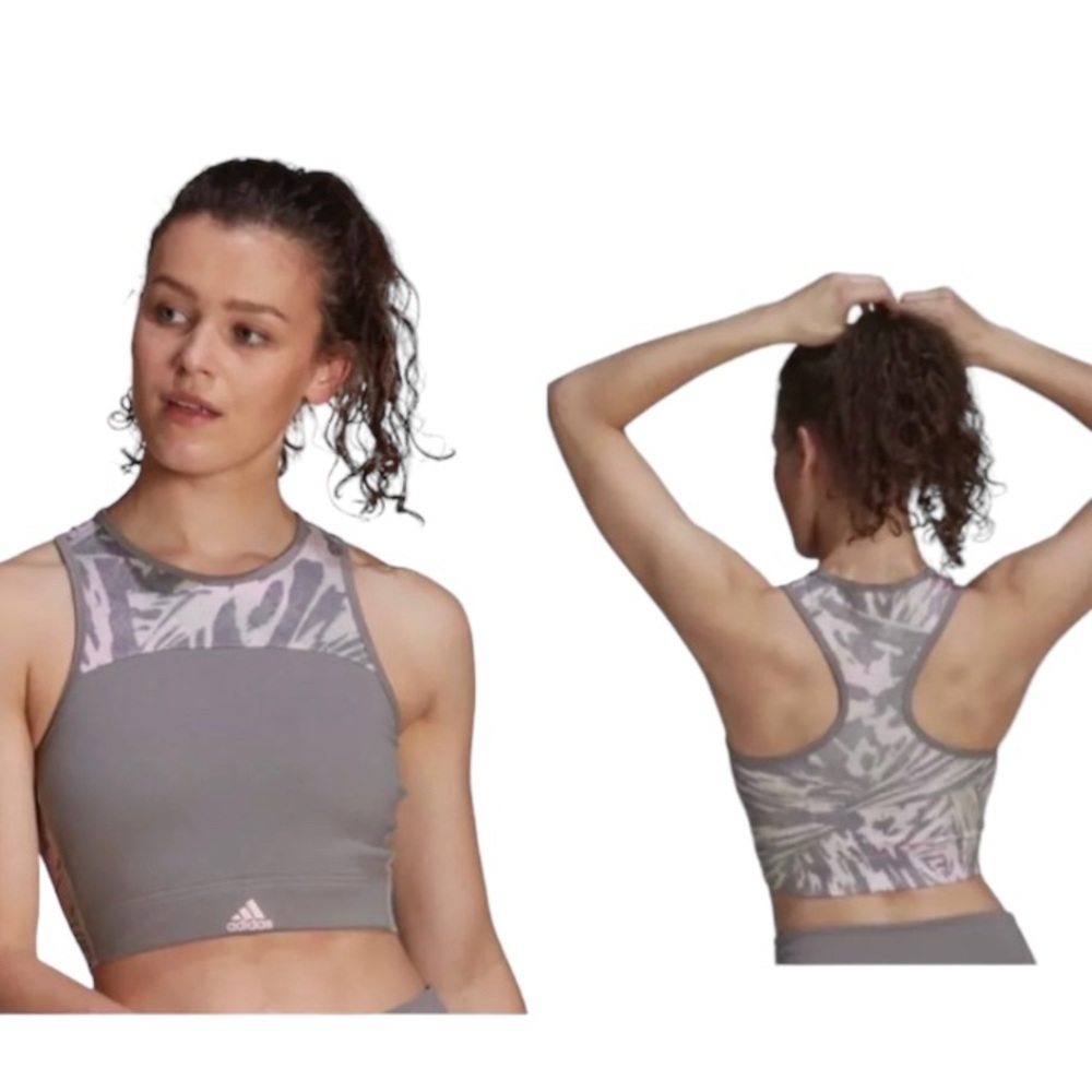 Adidas x Zoe Saldana Training Sports Bra Made with Recycled Materials